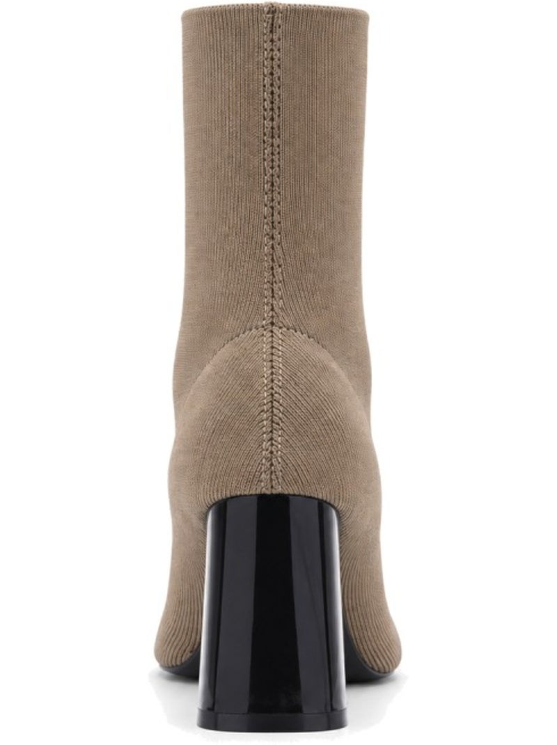 Botin casual cuero purapiel Marrón - Kiabi