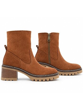 Botin casual cuero purapiel