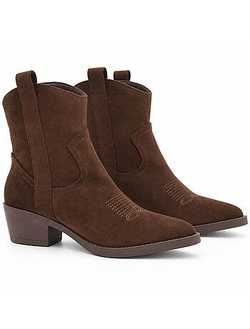 Botin casual cuero purapiel