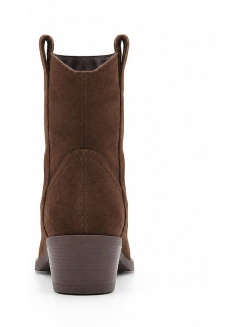 Botin casual cuero purapiel - Kiabi