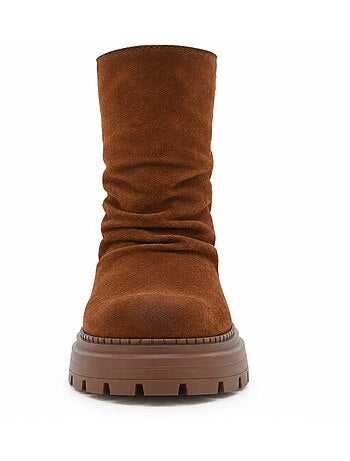 Botin casual cuero purapiel