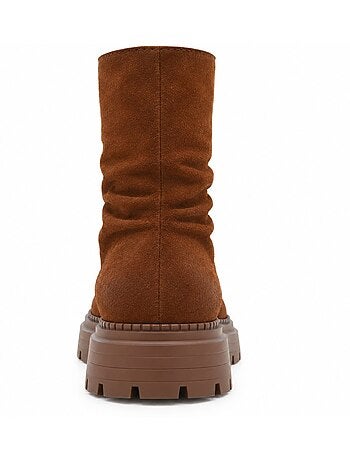 Botin casual cuero purapiel