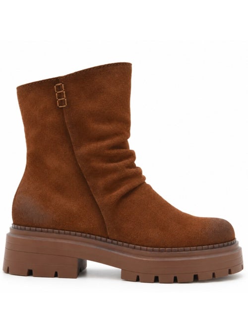 Botin casual cuero purapiel - Kiabi Botin casual cuero purapiel - Kiabi