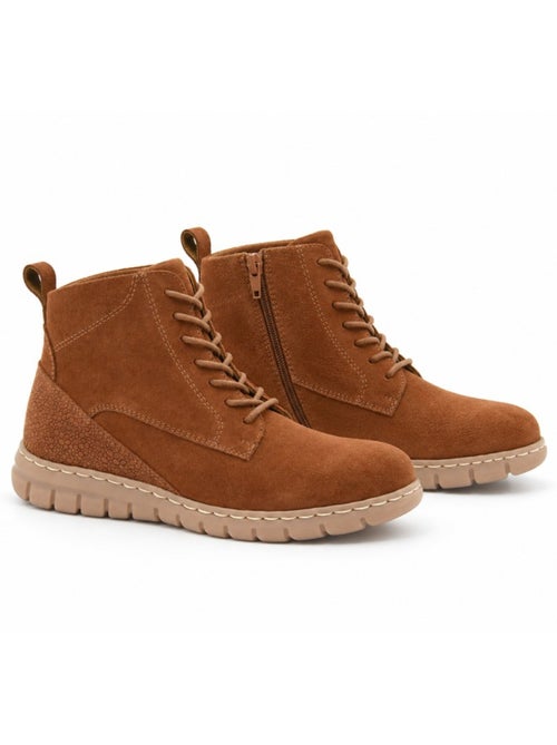 Botin casual cuero purapiel - Kiabi Botin casual cuero purapiel - Kiabi