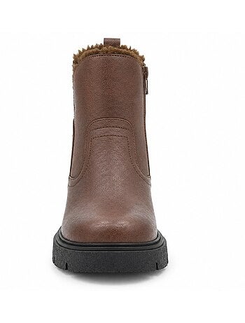 Botin casual cuero purapiel