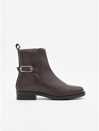Botin Casual Cuero Purapiel