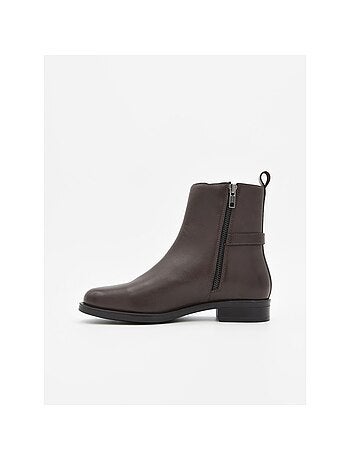 Botin Casual Cuero Purapiel