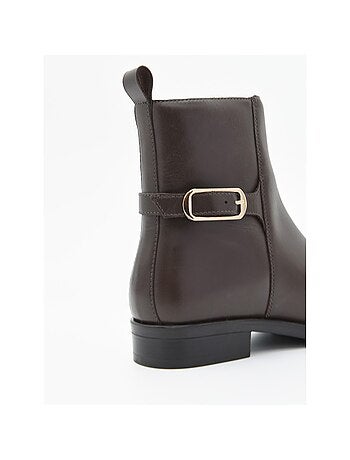Botin Casual Cuero Purapiel
