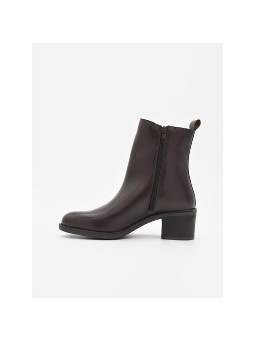 Botin Casual Cuero Purapiel - Kiabi