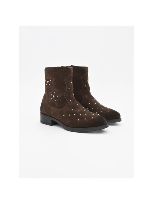 Botin Casual Cuero Purapiel - Kiabi
