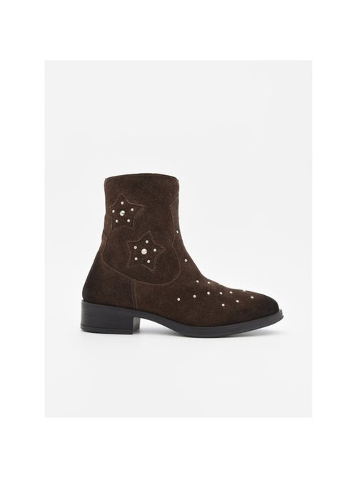 Botin Casual Cuero Purapiel - Kiabi