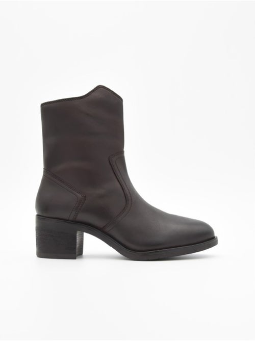 Botin Casual Cuero Purapiel - Kiabi