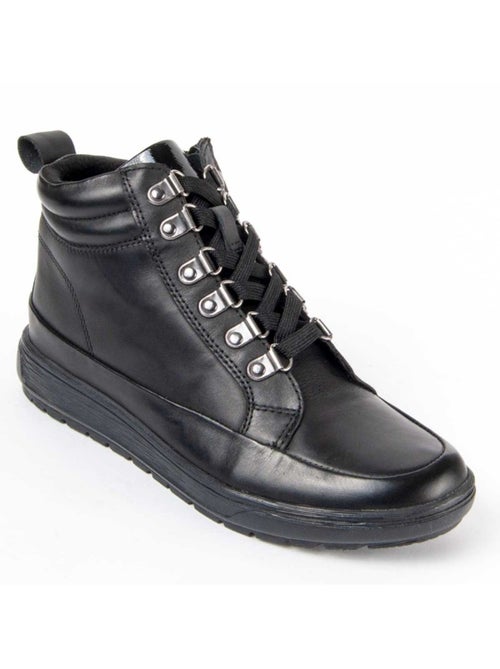 Botin Casual Cuero Purapiel - Kiabi