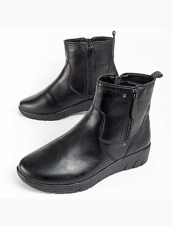 Botin Casual Cuero Purapiel