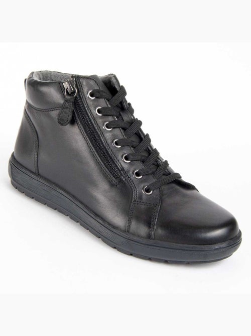 Botin Casual Cuero Purapiel - Kiabi