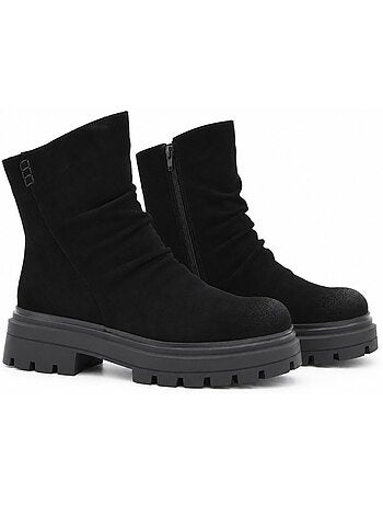 Botin casual cuero purapiel