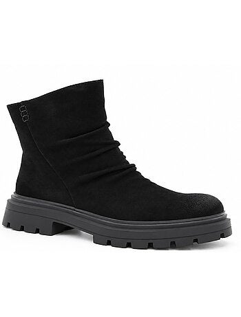 Botin casual cuero purapiel