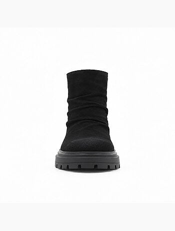 Botin casual cuero purapiel