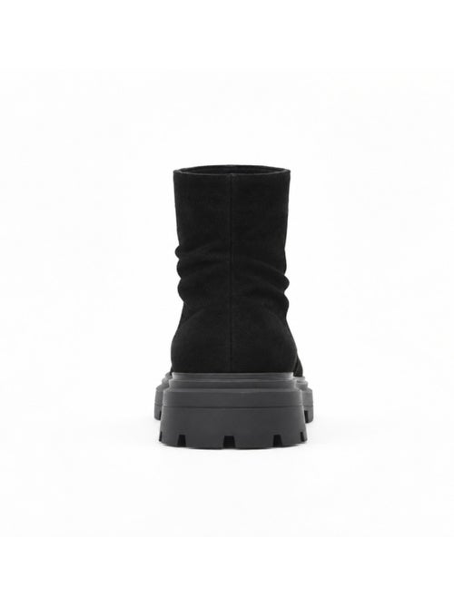 Botin casual cuero purapiel - Kiabi