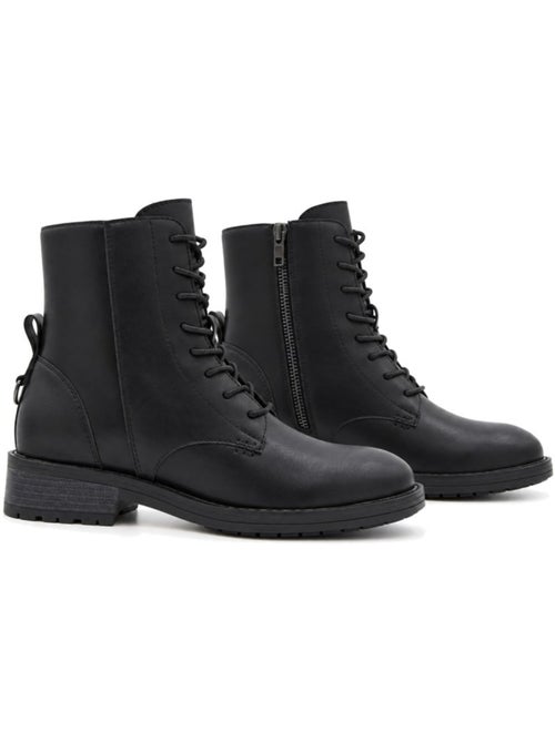 Botin casual cuero purapiel - Kiabi