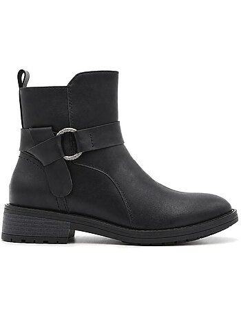 Botin casual cuero purapiel