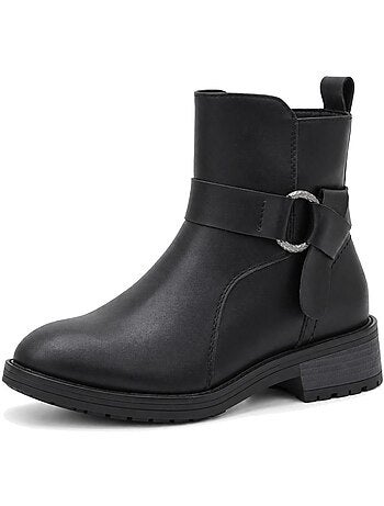Botin casual cuero purapiel
