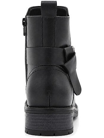 Botin casual cuero purapiel