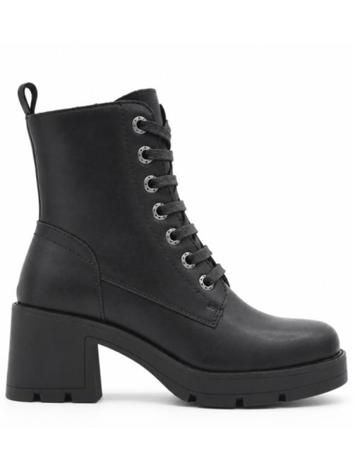 Botin casual cuero purapiel - Kiabi