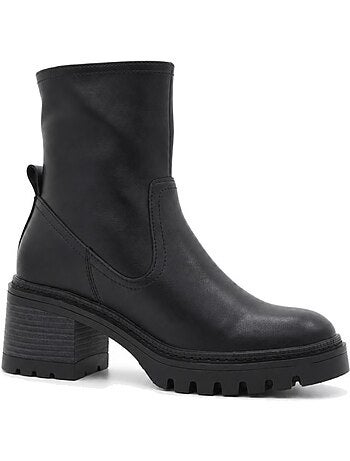 Botin casual cuero purapiel