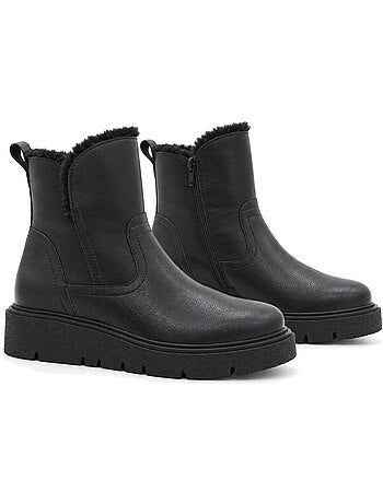 Botin casual cuero purapiel