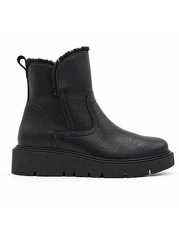 Botin casual cuero purapiel
