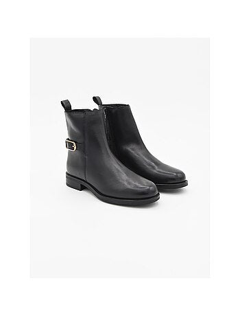 Botin Casual Cuero Purapiel