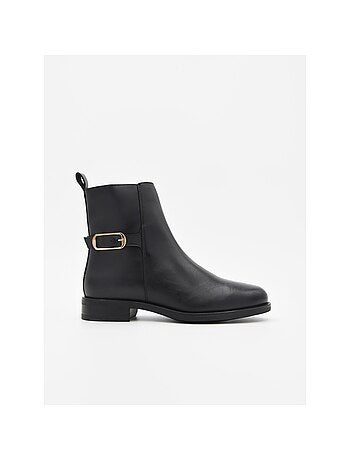 Botin Casual Cuero Purapiel