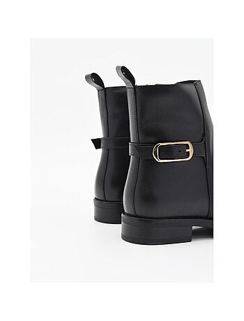 Botin Casual Cuero Purapiel