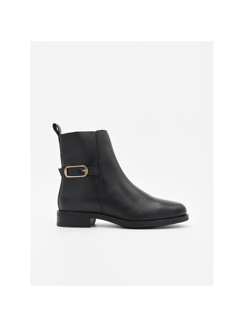 Botin Casual Cuero Purapiel - Kiabi