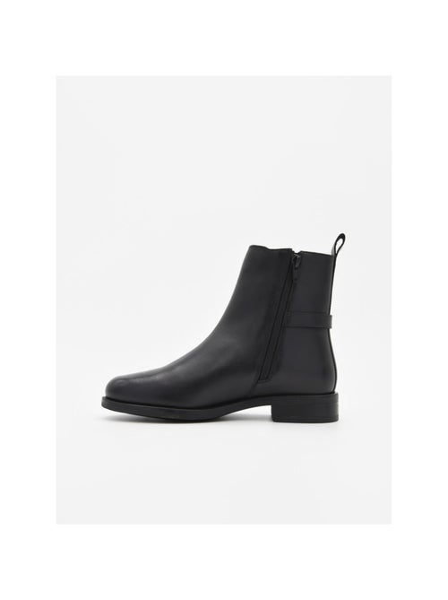 Botin Casual Cuero Purapiel - Kiabi