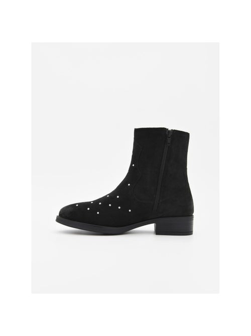 Botin Casual Cuero Purapiel - Kiabi Botin Casual Cuero Purapiel - Kiabi