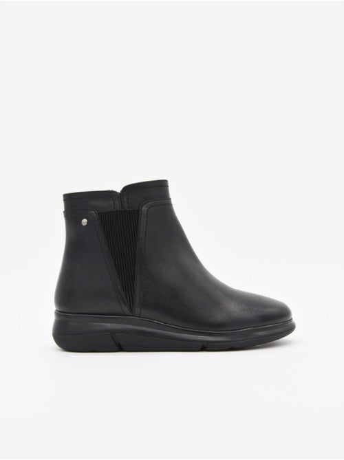 Botin Casual Cuero Purapiel - Kiabi