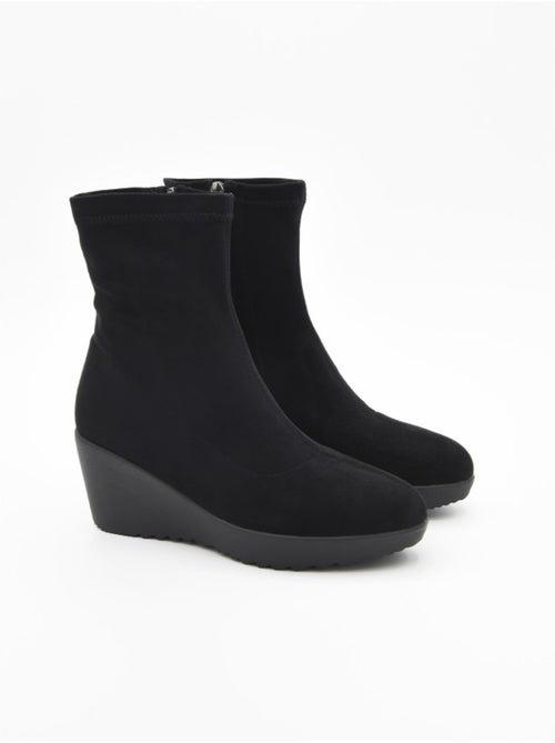 Botin Casual Cuero Purapiel - Kiabi