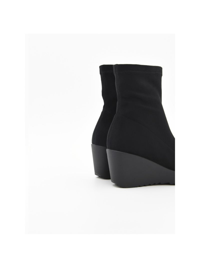Botin casual cuero purapiel Negro - Kiabi
