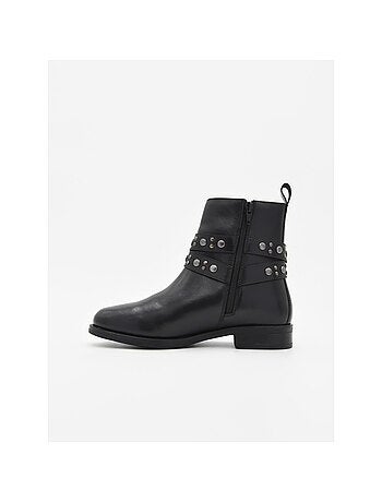 Botin Casual Cuero Purapiel