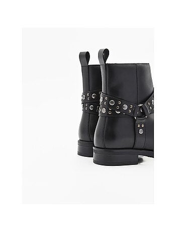 Botin Casual Cuero Purapiel