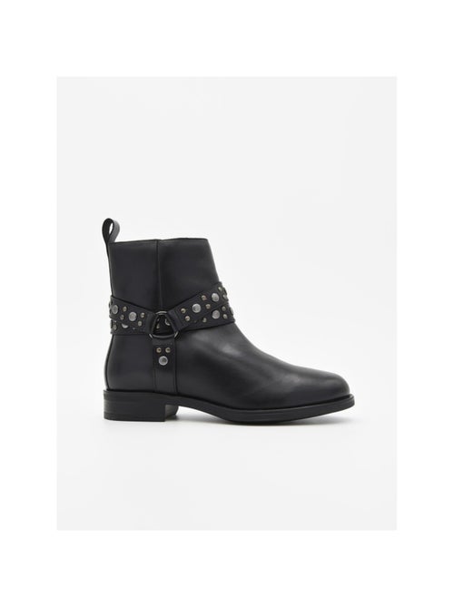 Botin Casual Cuero Purapiel - Kiabi