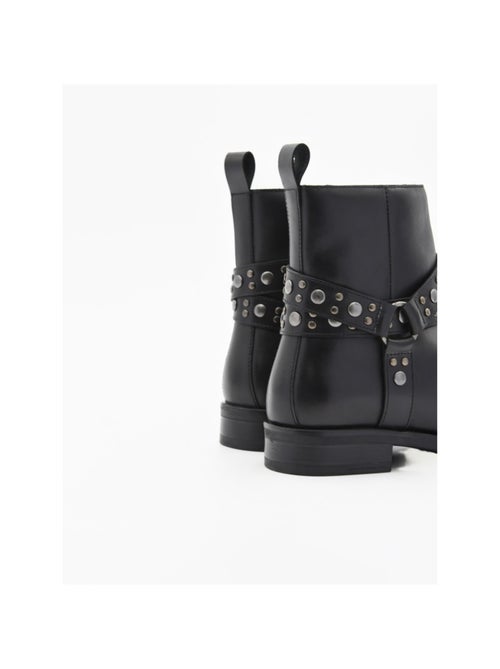 Botin Casual Cuero Purapiel - Kiabi