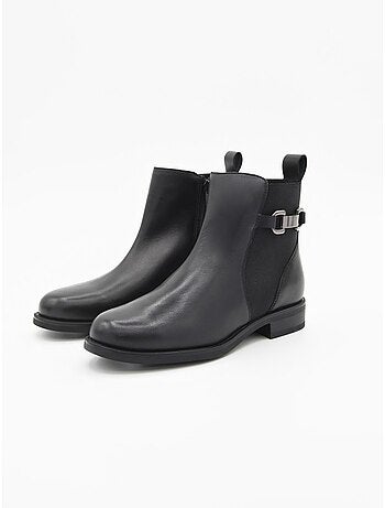 Botin Casual Cuero Purapiel
