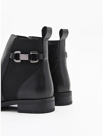 Botin Casual Cuero Purapiel