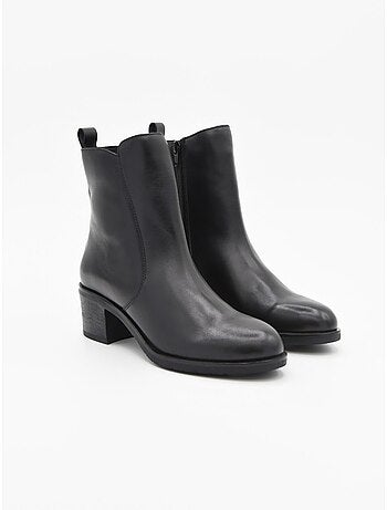 Botin Casual Cuero Purapiel