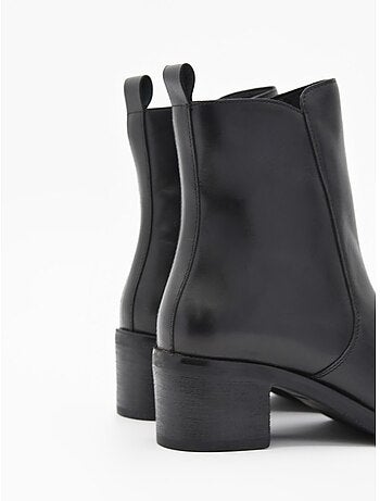 Botin Casual Cuero Purapiel