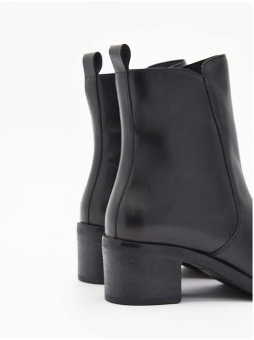 Botin Casual Cuero Purapiel - Kiabi