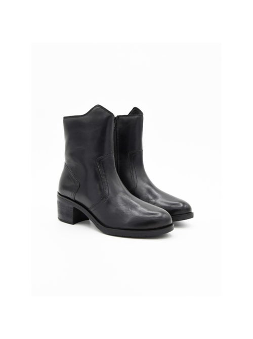 Botin Casual Cuero Purapiel - Kiabi
